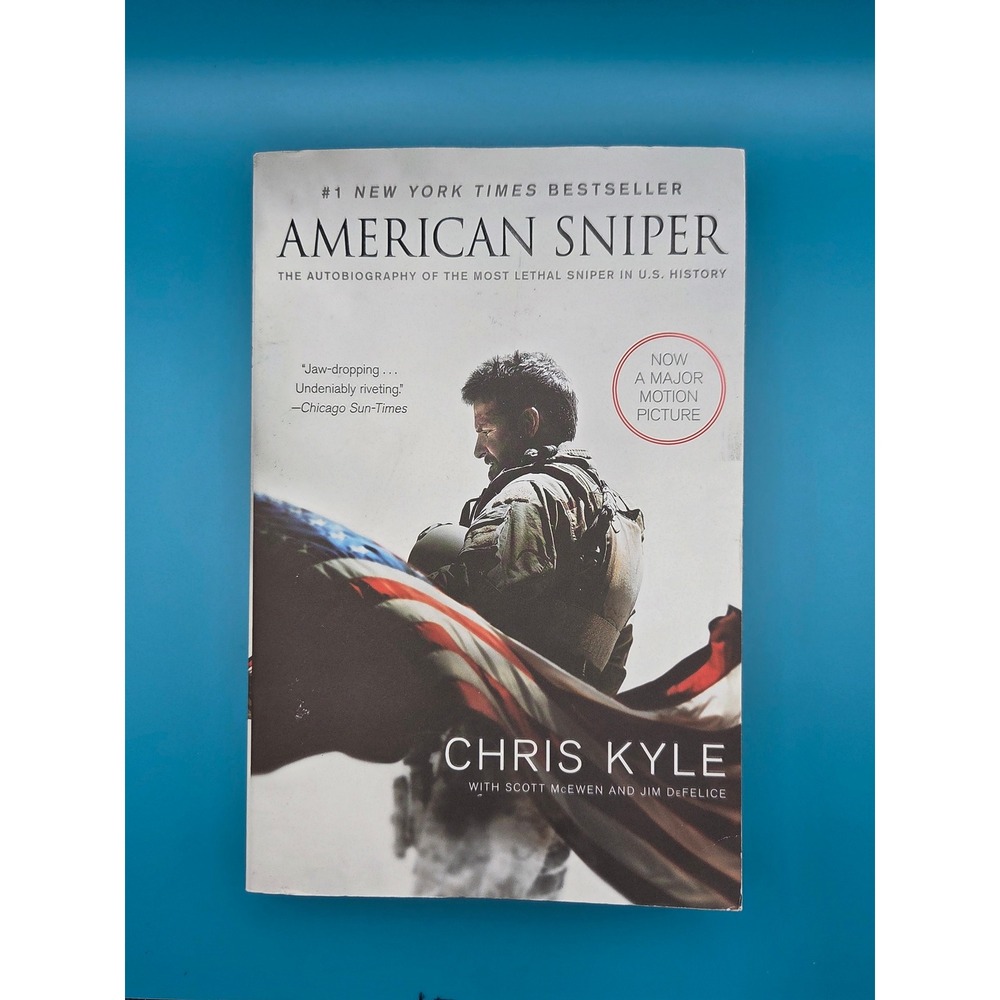 William Morrow American Sniper Book One Size White Excellent Chris Kyle Memoir